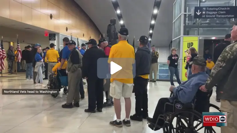 Over 100 veterans head to D.C. on Honor Flight Northland